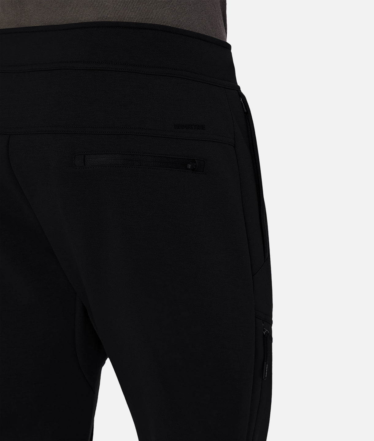 Tech Armored Track Pants for Men - Black Athletic Joggers with Stretch & Pockets - Perfect for Running, Gym Workouts & Casual Wear