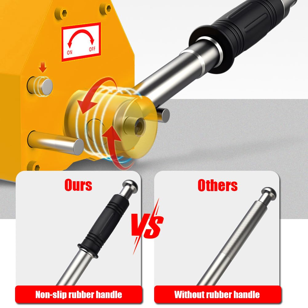 600kg (1320 Lbs) Heavy Duty Permanent Magnetic Lifter - Industrial Lifting Magnet for Steel Plates, Boards & Metal Sheets - Perfect for Hoist Shop, Crane Operations & Warehouse Lifting Scenarios