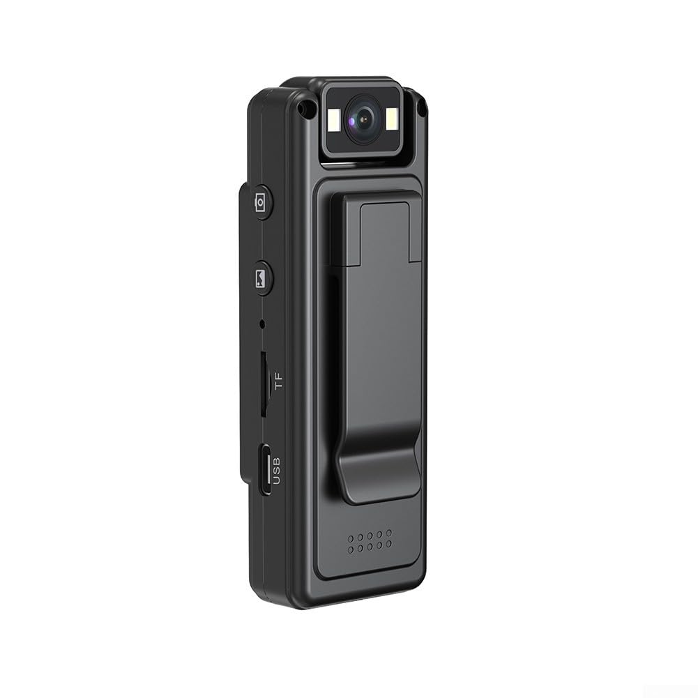 1080P Mini Body Camera - Portable Digital Video Recorder with Night Vision & WiFi | Wearable for Security, Police, Sports & Car Dash Cam