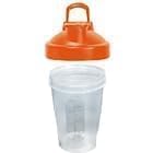 Snap Orange Lid + Clear Cup