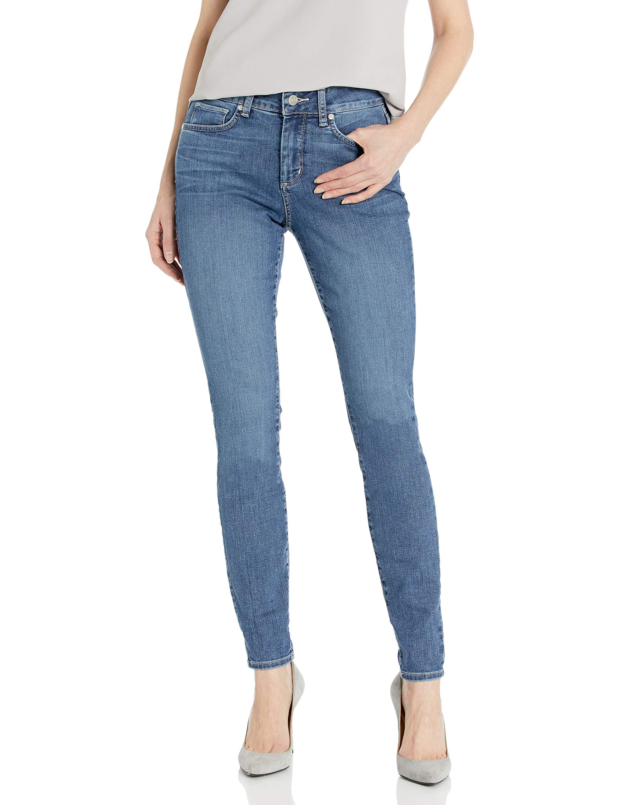 NYDJ Women's Ami Skinny Legging Denim Jeans - Stretch Comfort Fit High Waist Ankle-Length Pants for Casual Wear & Everyday Outfits
