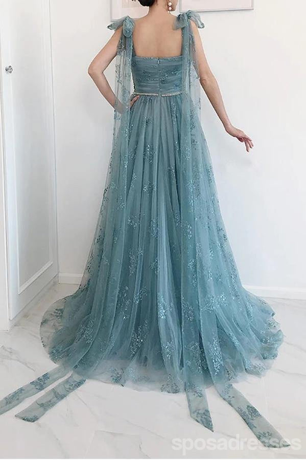 Elegant A-Line High Slit V-Neck Long Prom Dress for Women | Formal Evening Party Gown | Perfect for Homecoming, Wedding Guest & Special Occasions
