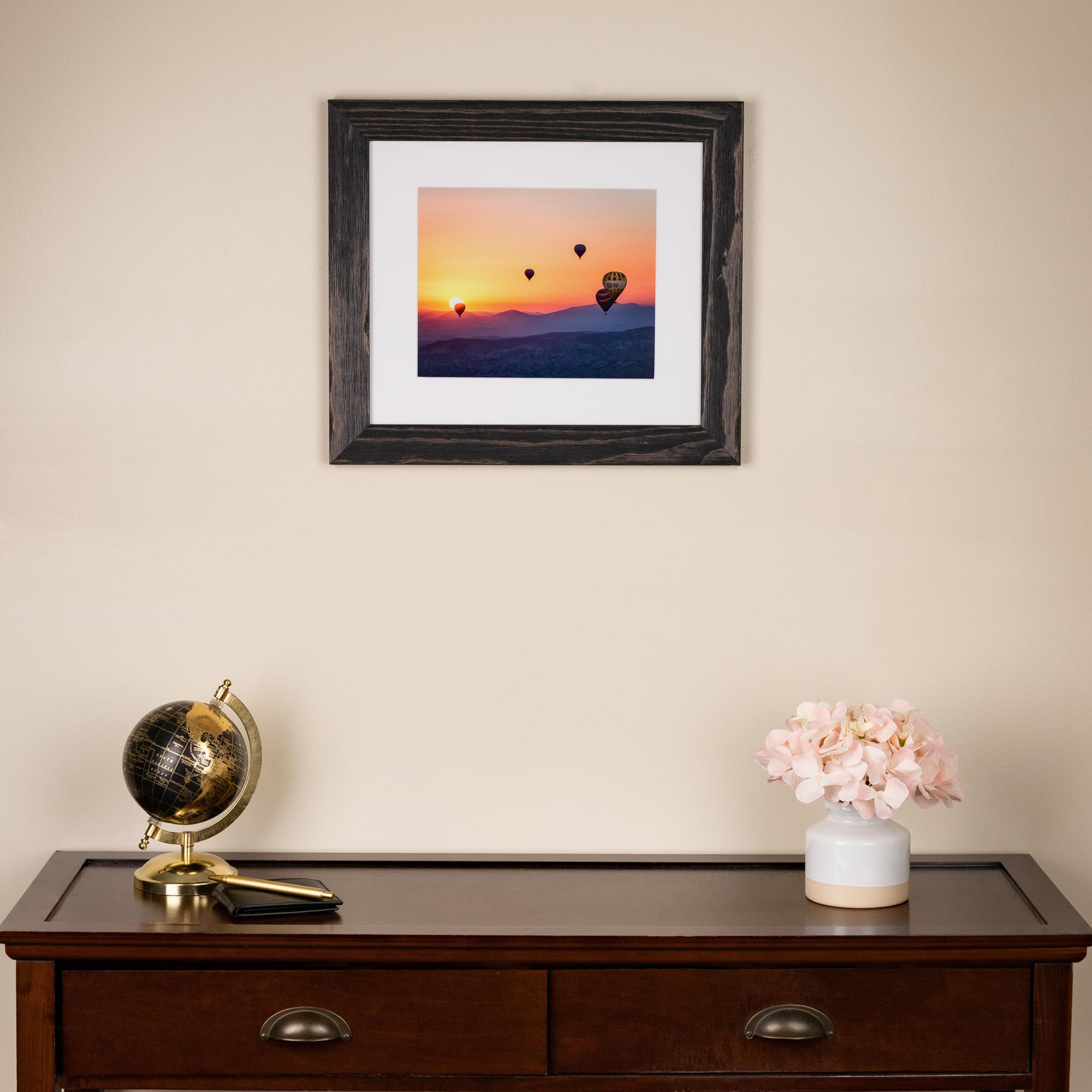 ArtToFrames 28x49 Inch Black Wood Picture Frame - 1.75 Inch Custom Poster Frame for Wall Art, Photos & Posters - Includes Economy Acrylic - Perfect for Living Room, Bedroom & Office Decor