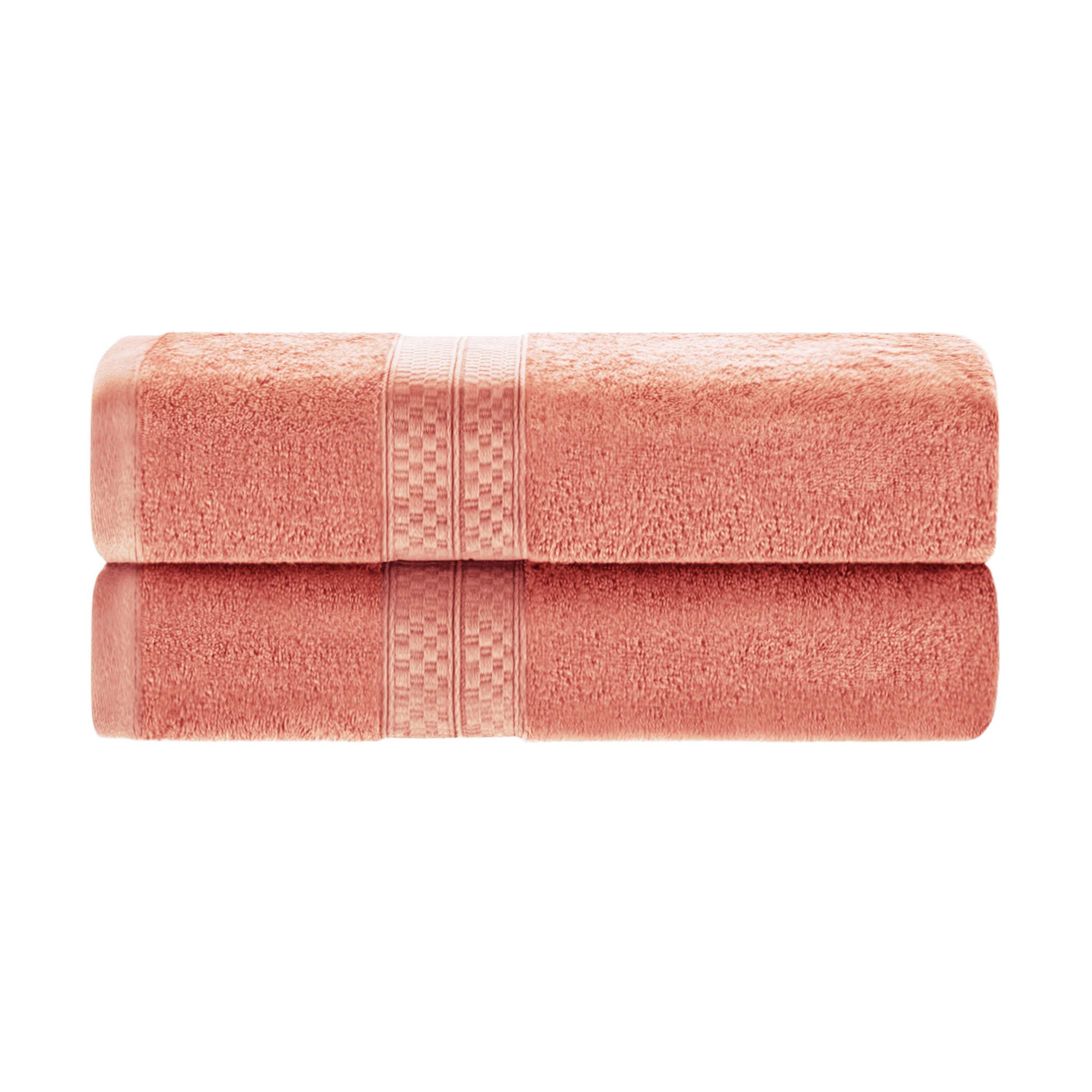 Premium Bamboo Rayon 2-Piece Plush Heavyweight Bath Towel Set - Ultra Soft & Absorbent for Spa, Bathroom & Luxury Home Use