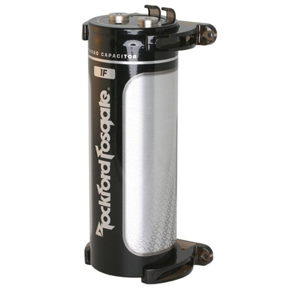Rockford Fosgate RFC1 Car Audio Capacitor - High-Performance Power Storage for Enhanced Bass & Sound Systems | Perfect for Car Audio Upgrades & Subwoofer Installations