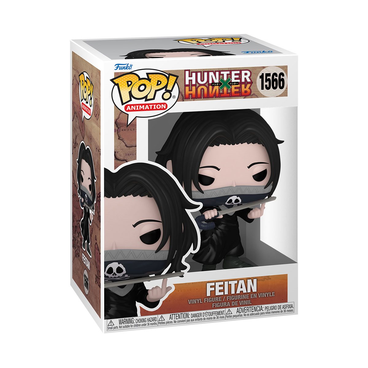 Hunter x Hunter Feitan Funko Pop! Vinyl Figure #1566 - Anime Collectible for Fans, Perfect for Display & Gifts