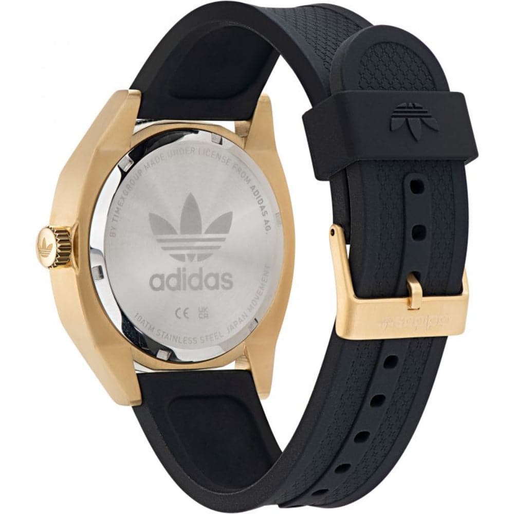 Adidas AOFH22002 Black Rubber Strap Men's Watch - Stylish & Durable for Sports, Casual Wear & Everyday Use