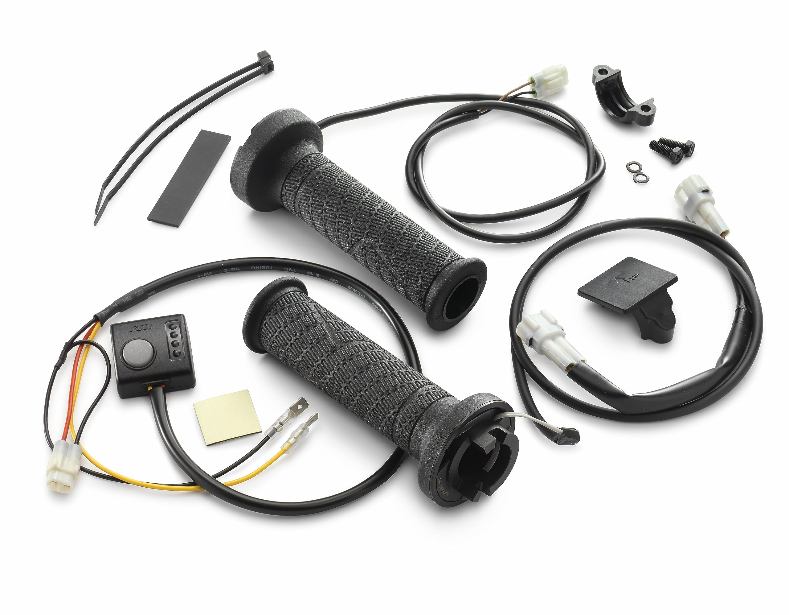 Genuine KTM Heated Grip Kit 64112964044 - Premium Motorcycle Hand Warmers for Cold Weather Riding - Perfect for Winter Commuting & Adventure Touring