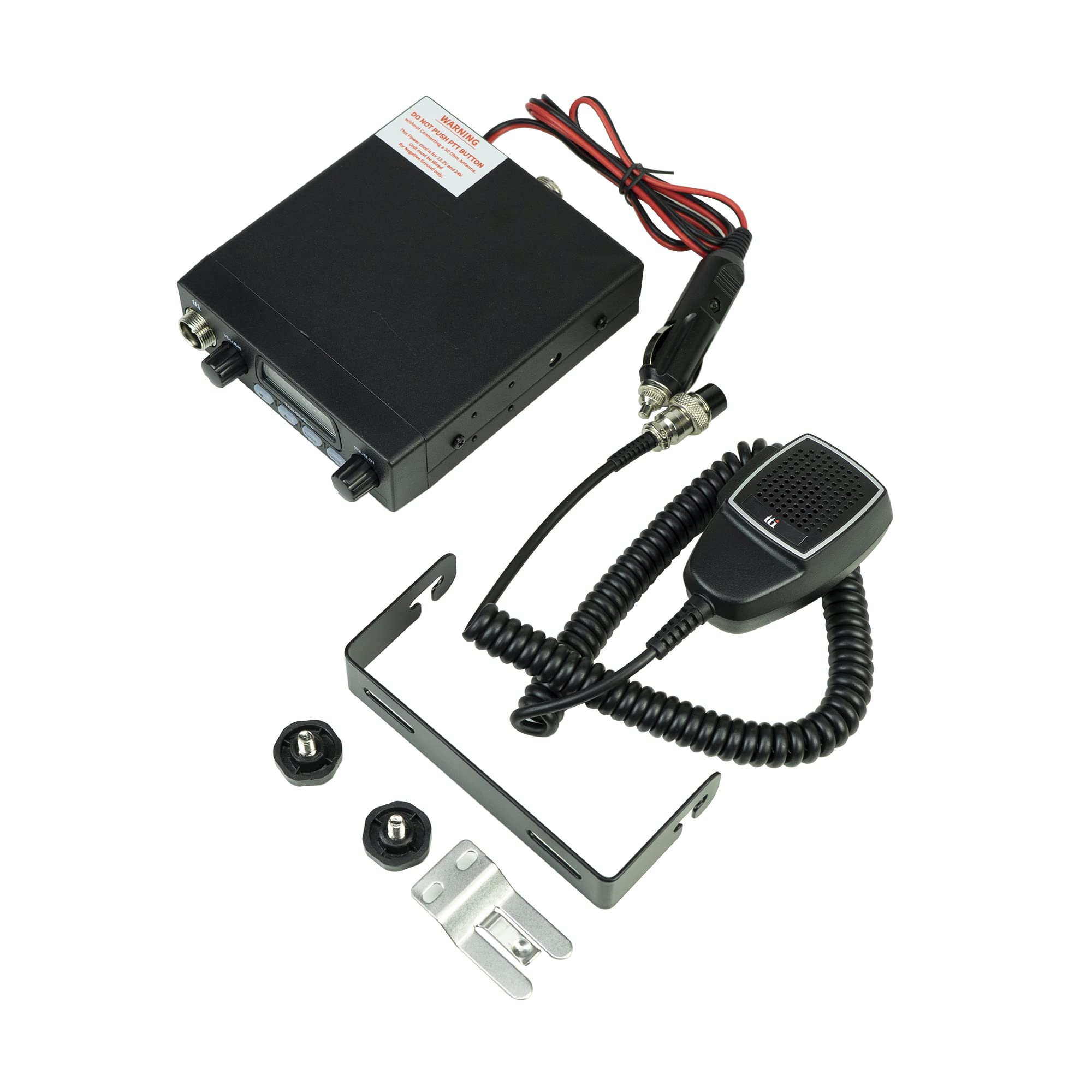 CB Radio Kit - TTi TCB-550 EVO with Free Sticky Pad (Blue) for Truckers & Off-Road Adventures