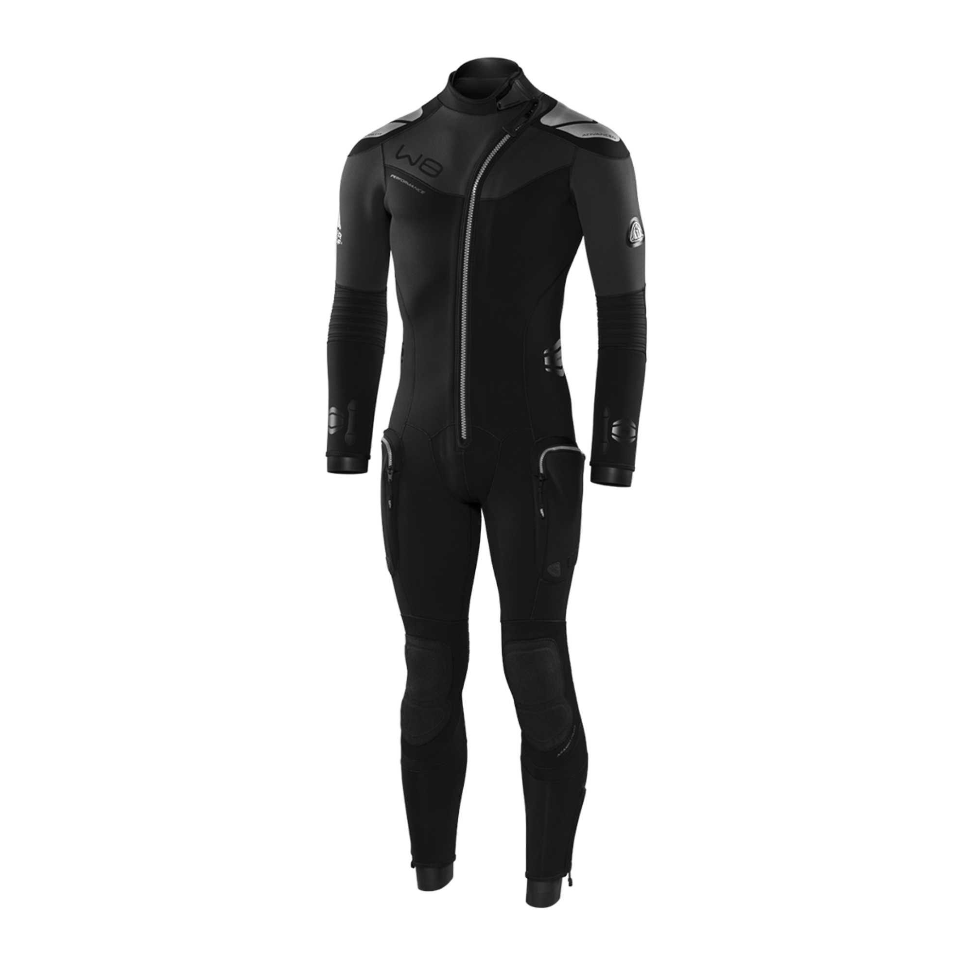 Premium 7mm Men's Wetsuit W8 - Waterproof & Thermal Protection for Scuba Diving, Surfing & Cold Water Sports