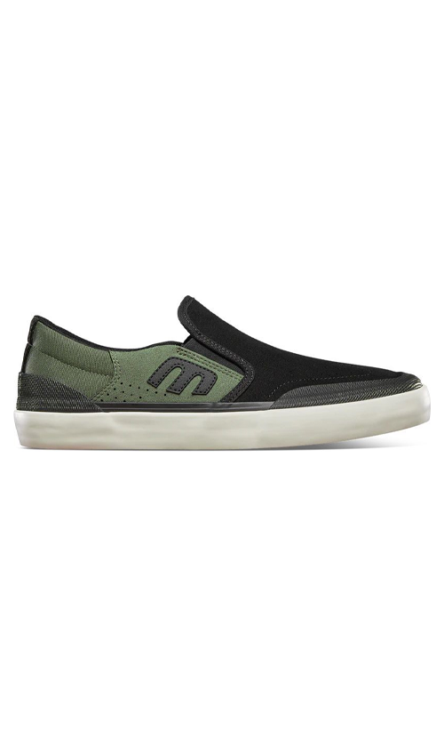 Etnies Marana Slip XLT Skate Shoes - Black/Olive - Men's High-Performance Skateboarding & Casual Sneakers for Street Style & Extreme Sports