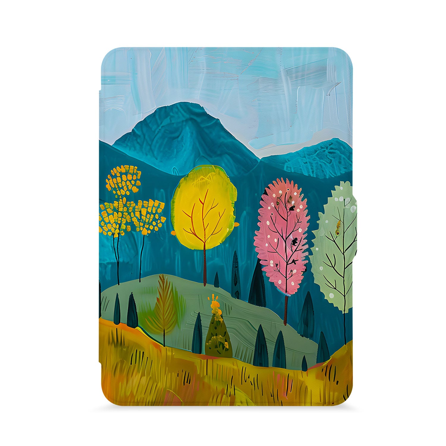 Colorful Mountain Kindle Case - Protective Cover for Kindle E-Reader - Perfect for Travel, Reading & Daily Use