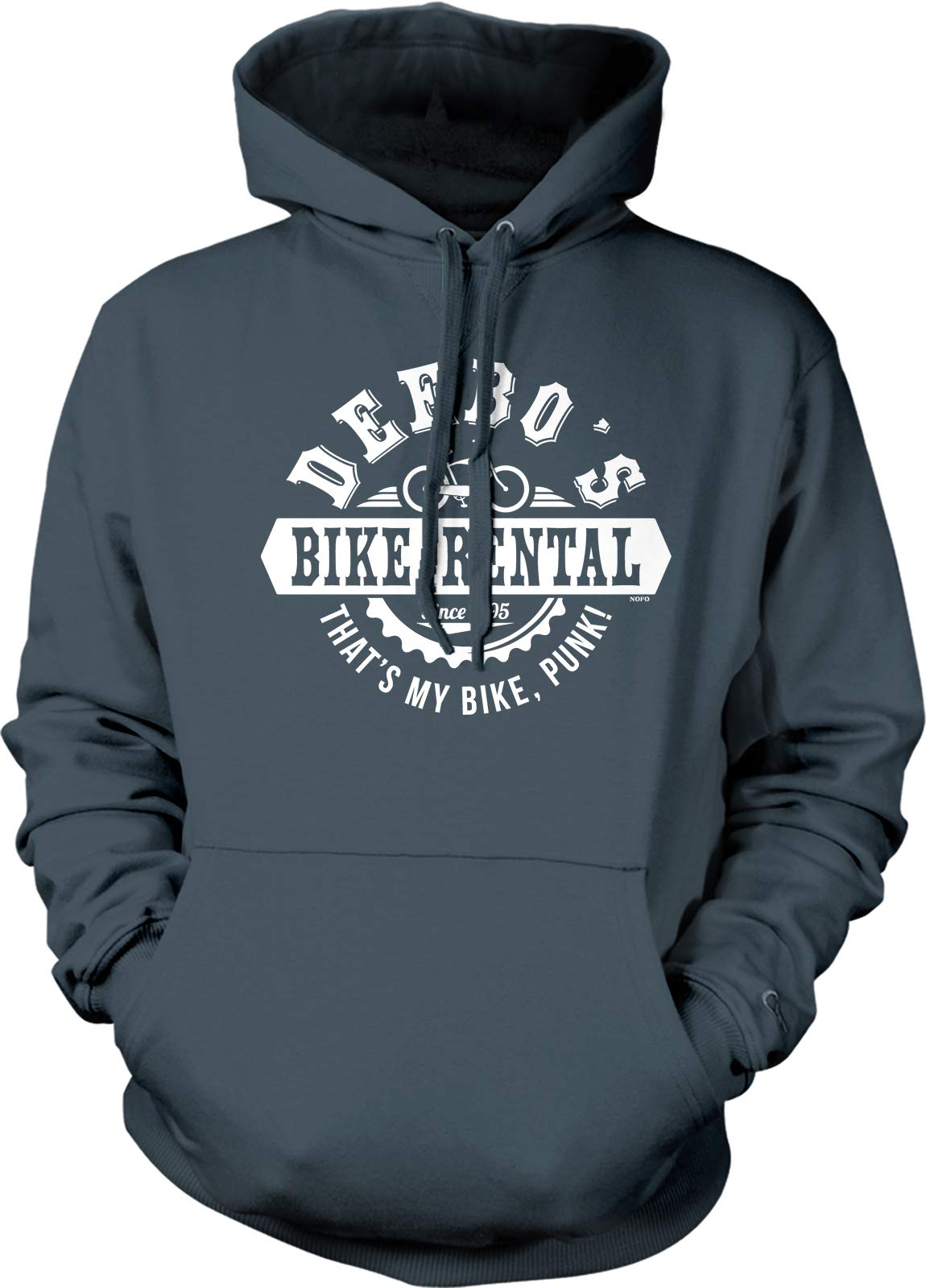 Deebo's Bike Rental Punk Hooded Sweatshirt - Vintage Streetwear Hoodie for Men & Women - Perfect for Urban Fashion, Bike Enthusiasts, and Movie Fans