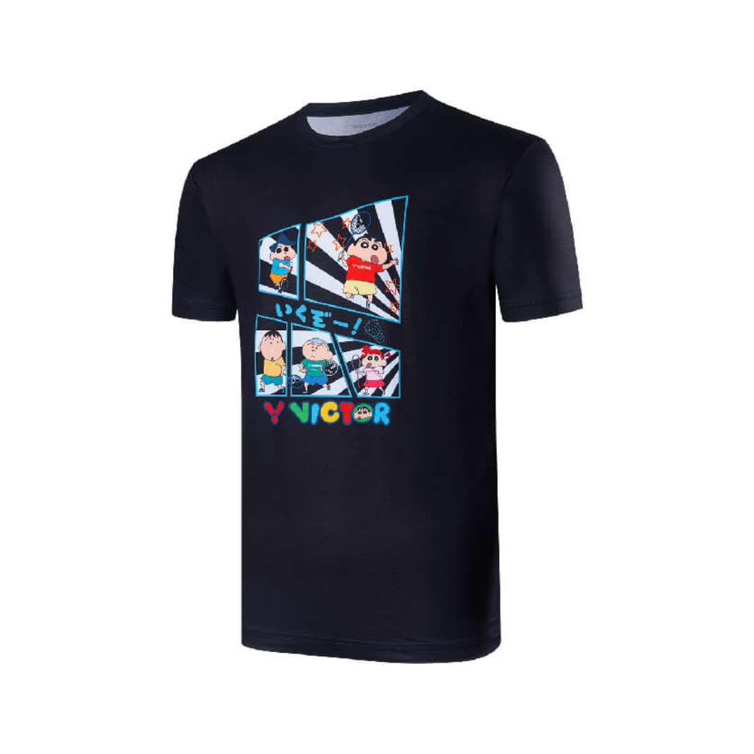 Victor T 404CS Crayon Shinchan Anime Unisex T-Shirt - Casual Graphic Tee for Men & Women - Perfect for Cosplay, Anime Conventions & Everyday Wear