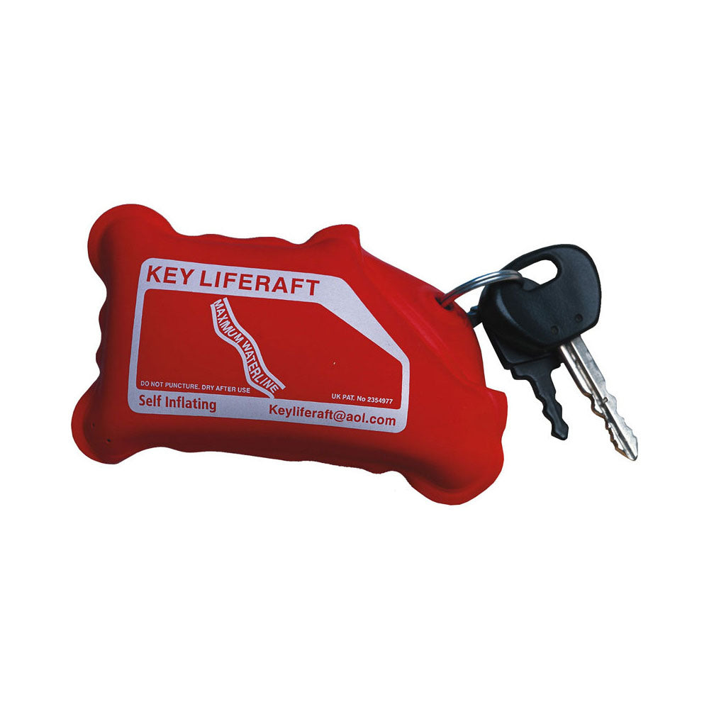 Aquamate Floating Key Liferaft - Waterproof & Buoyant Key Holder for Boating, Swimming & Water Sports - Keep Keys Safe & Dry in Pool, Beach or Lake Adventures