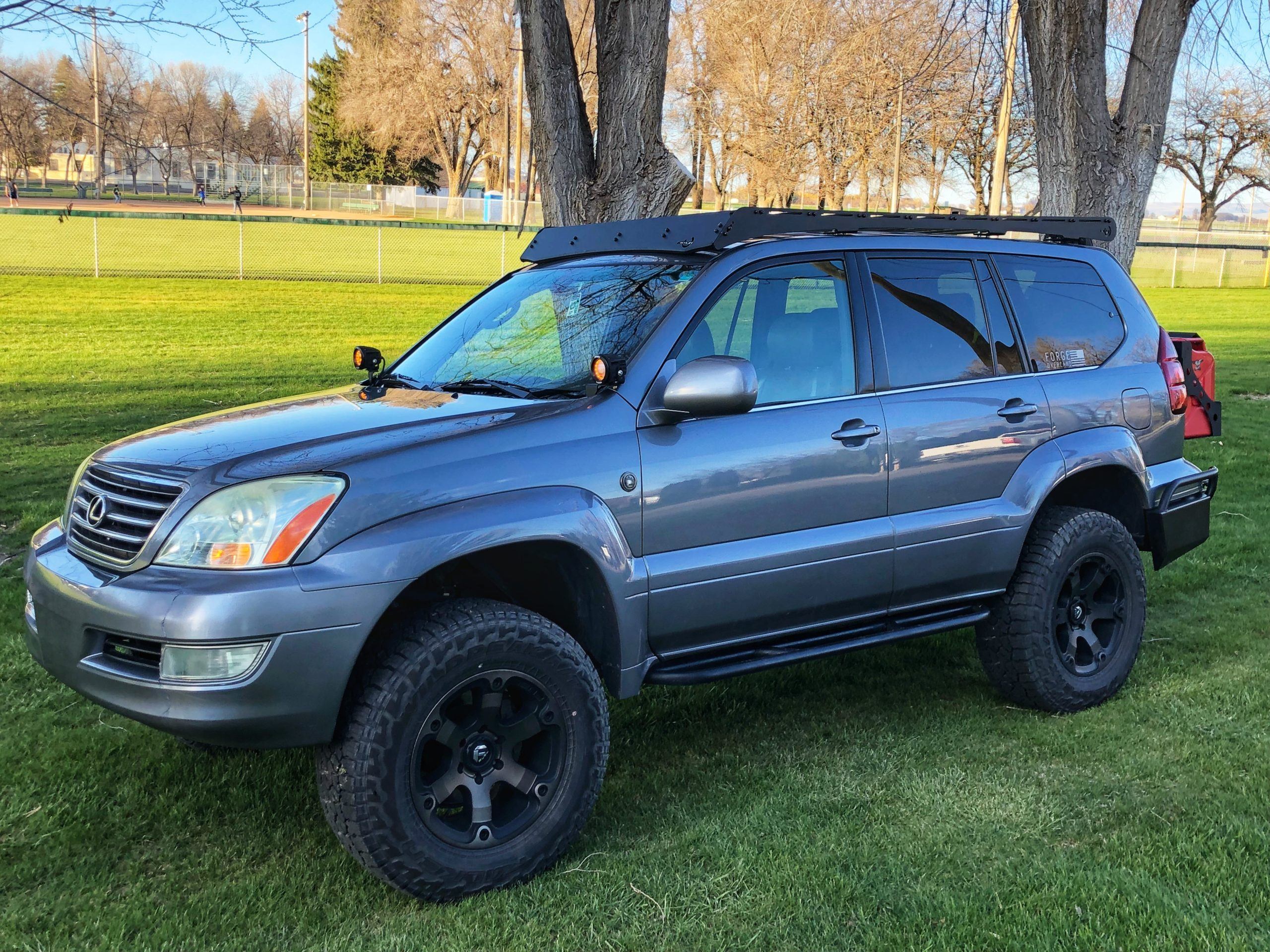 Prinsu Designs Roof Rack for 2003-2009 Lexus GX470 - Heavy Duty Aluminum Roof Rack System for Off-Road Adventures & Outdoor Gear Storage