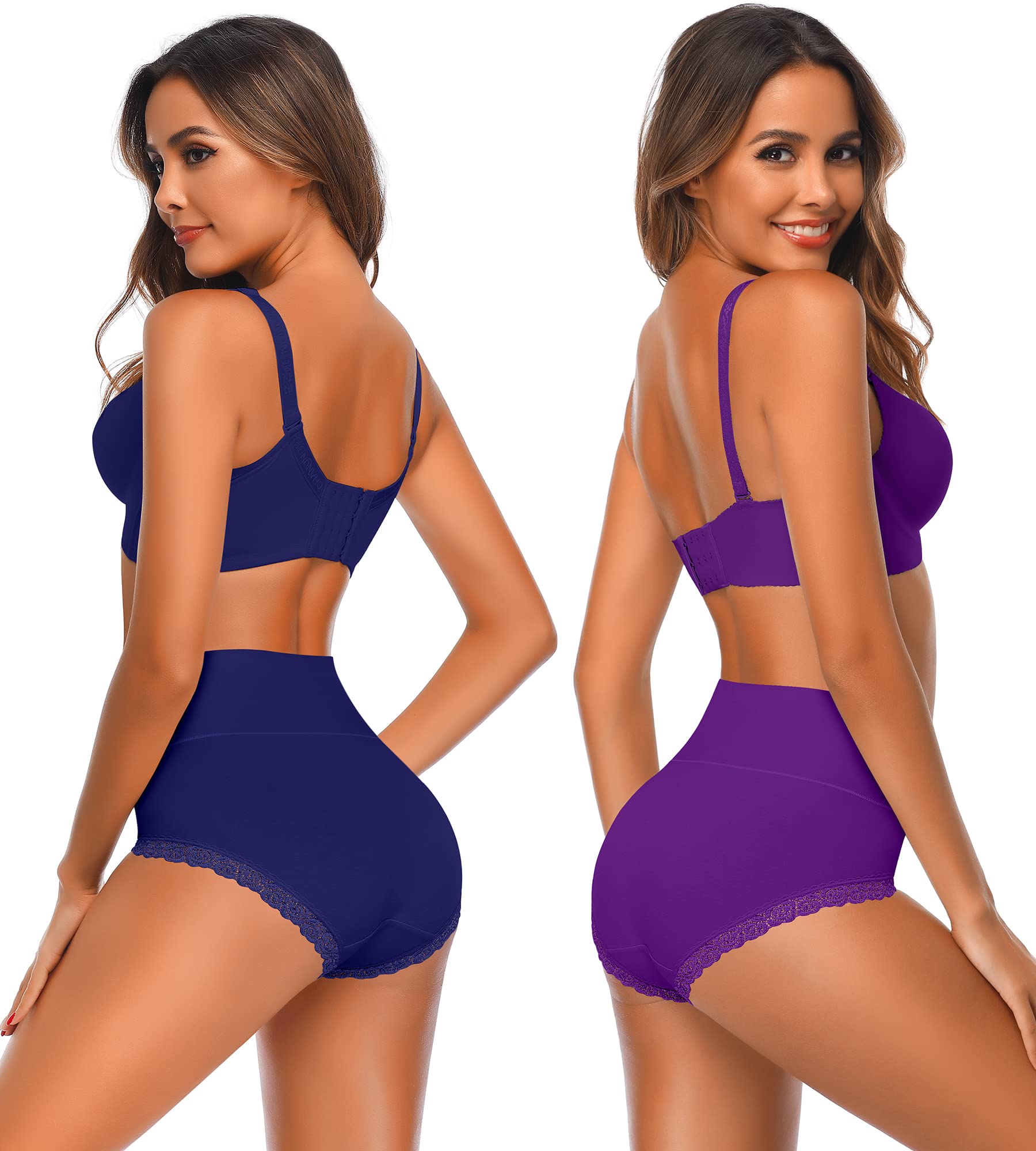 Women's Cotton Underwear - Soft Stretch Tummy Control Comfortable Boyshort Panties for Everyday Wear | No Muffin Top | Ladies Seamless Underwear for Workout, Yoga & Sleep