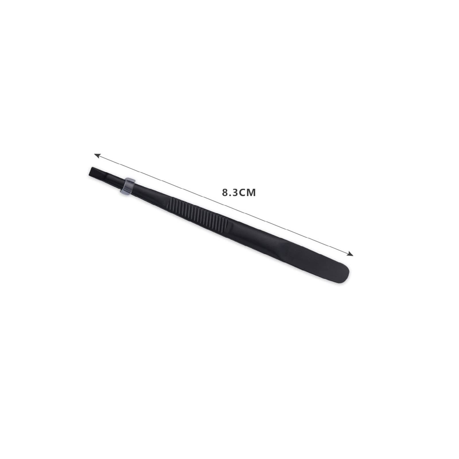 Premium Stainless Steel Hair Removal Tweezers - Slant Tip Eyebrow & Mustache Tweezer for Precise Plucking - Professional Beauty Makeup Tool for Eyebrow Shaping & Facial Hair Removal - Perfect for Home Salon Use & Travel Grooming Kit