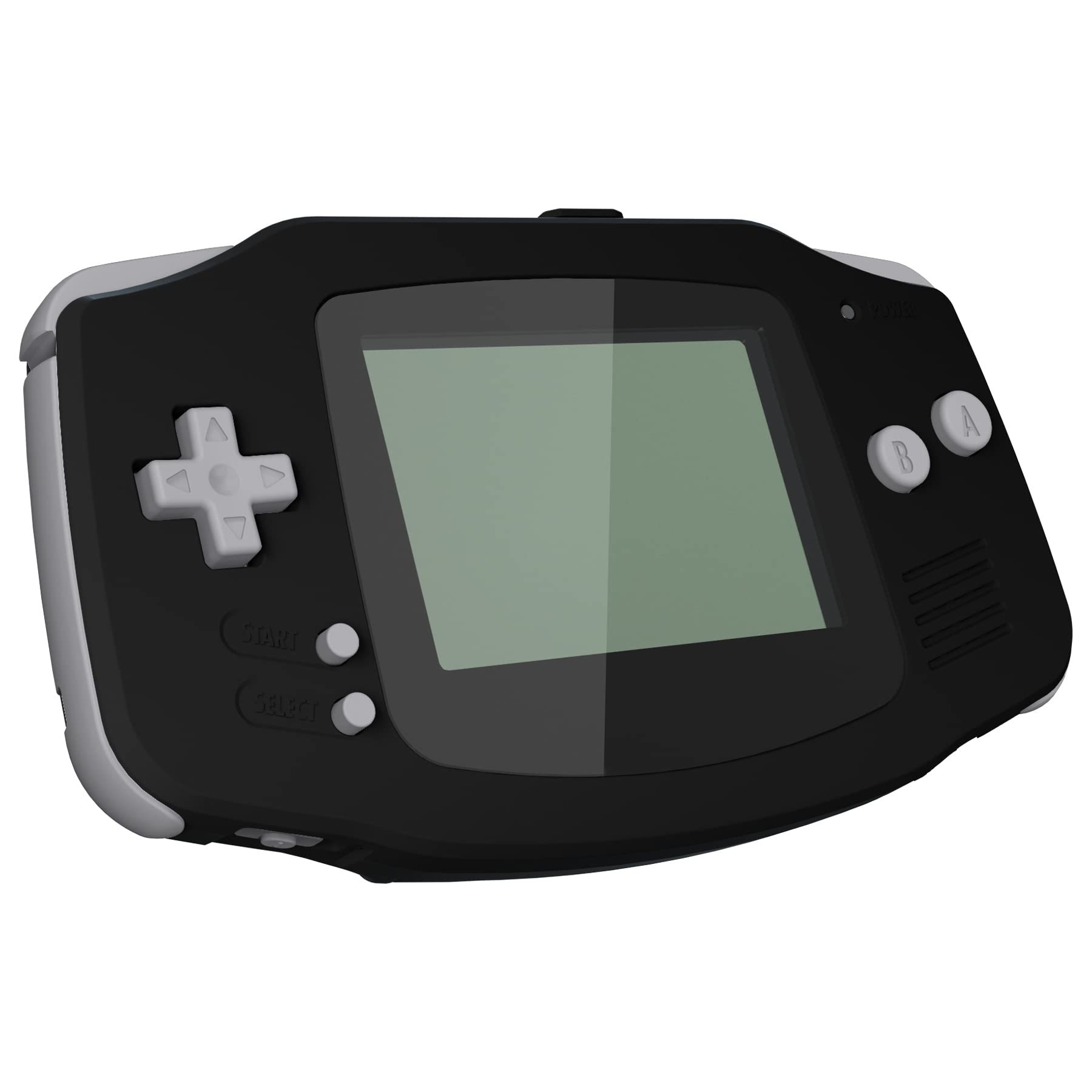 eXtremeRate Black Soft Touch Replacement Shell Full Housing Cover Buttons for Gameboy Advance GBA - Compatible with IPS & Standard LCD Screens - DIY Gaming Console Upgrade - Perfect for Retro Gaming Enthusiasts & Modders (Console & IPS Screen Not Included)