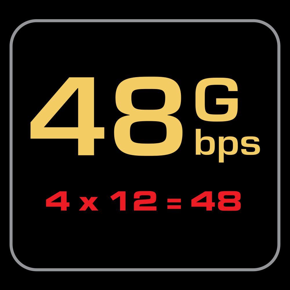 AudioQuest Forest 48 HDMI Ultra High Speed 48Gbps 2.1 Cable - 8K 60Hz, 4K 120Hz, HDR, eARC - Perfect for Home Theater, Gaming, and 4K/8K TV Setup