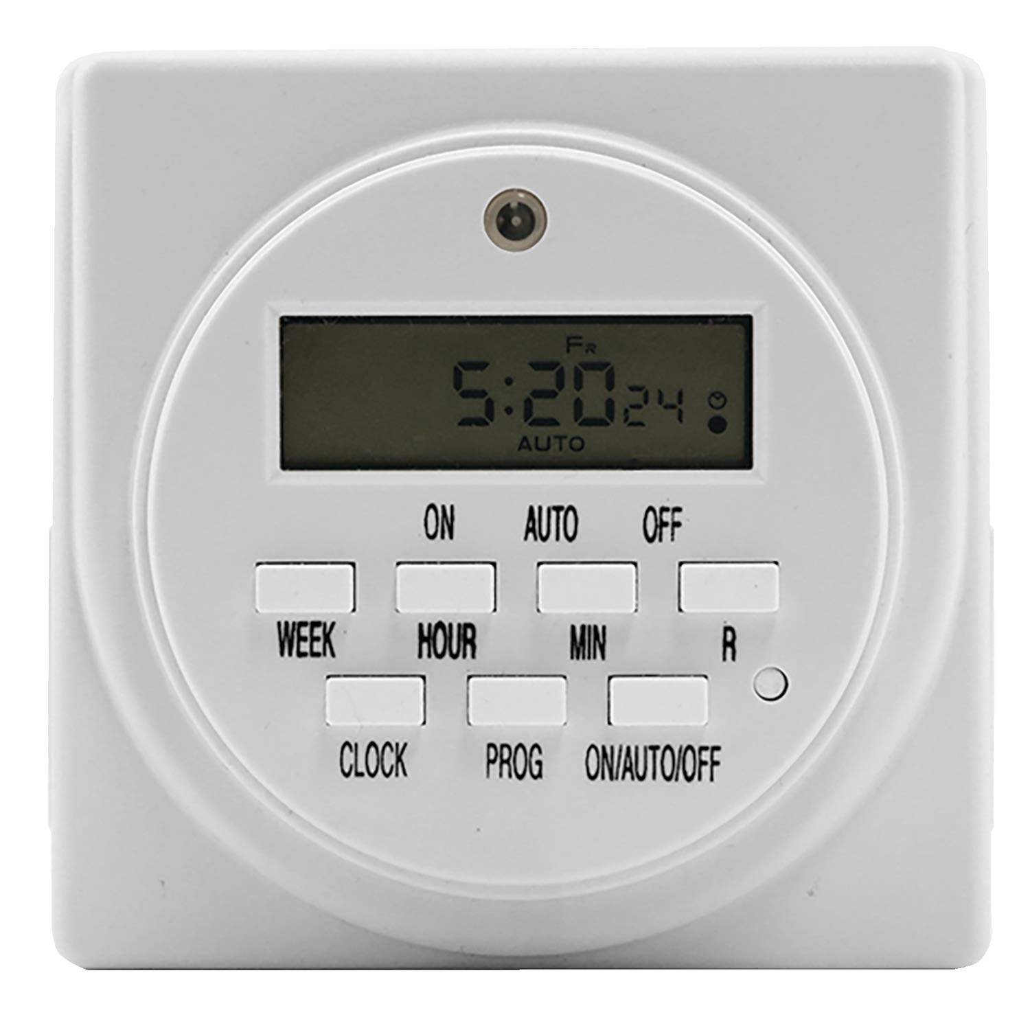Titan Controls Apollo 9 Digital Timer - 2 Outlet 24 Hour Programmable Timer for Hydroponics, Indoor Gardening & Grow Lights - 120V Heavy Duty Electrical Timer for Plants, Aquariums & Home Automation