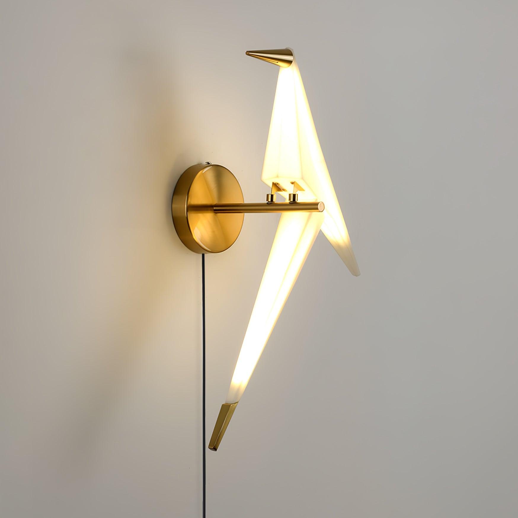 Avian Serenity Plug-In Wall Lamp - Decorative Bird-Themed Night Light for Bedroom, Nursery & Living Room - Perfect for Relaxation & Soft Ambient Lighting
