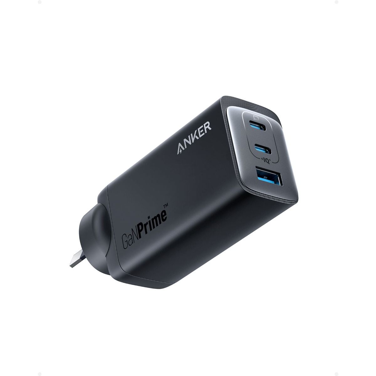 Anker GaNPrime 120W Fast Wall Charger with 3 Ports - USB C PD Charger for iPhone 15 Pro Max, MacBook Pro, iPad - Includes USB C to USB C Cable (Black) - Perfect for Travel, Home & Office Use