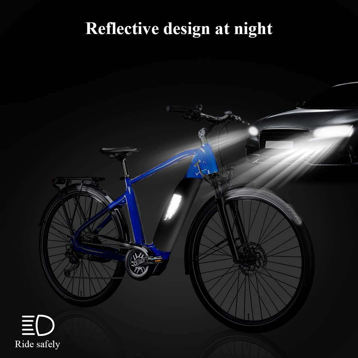 OneNine E-Bike Battery Protective Case - Waterproof Dustproof Thermal Cover for Electric Bicycle Batteries in Downtube - Durable Black Battery Bag for Commuting, Off-Road & Urban Riding
