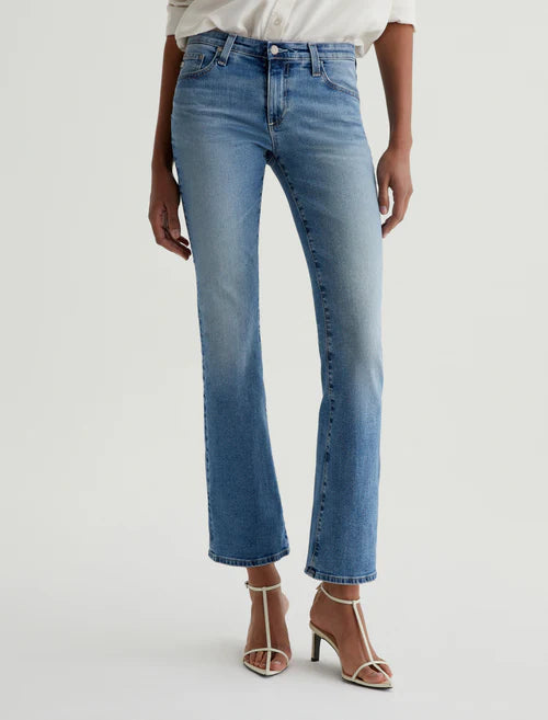 AG Angel Low Rise Boot Cut Jeans for Women - Stretchy Denim Pants, Comfortable & Flattering Fit - Perfect for Casual Wear, Office & Night Out