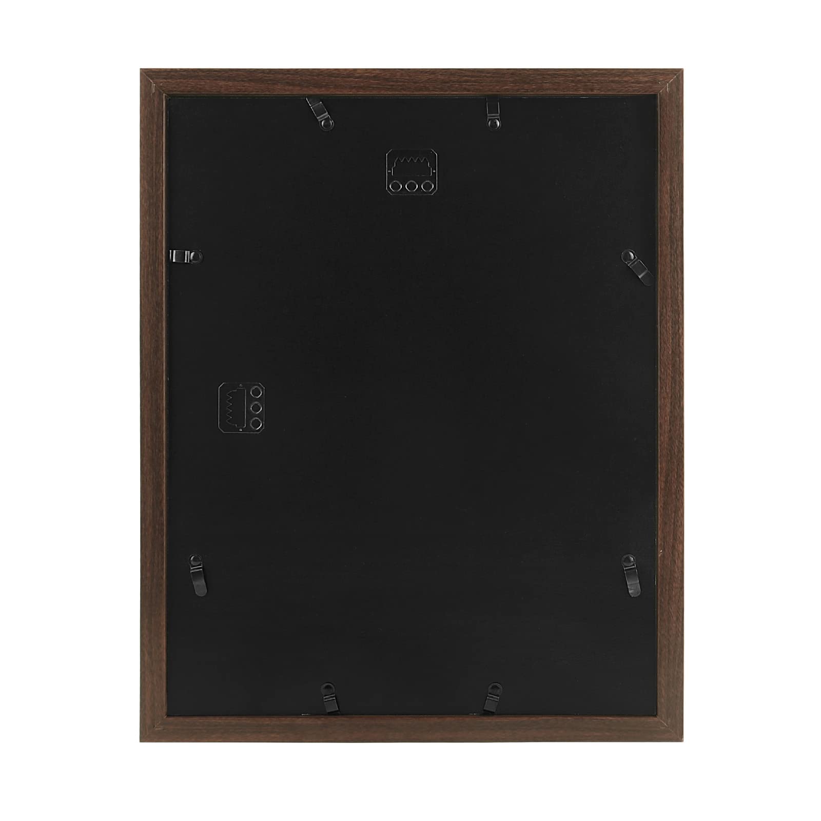 11x14 Certificate Frame with Mat for 8.5x11 Documents - Walnut Wood Picture Frame with Wall Hangers - Perfect for Displaying Diplomas, Awards, Certificates & Artwork - Home Office Decor & Gift Idea