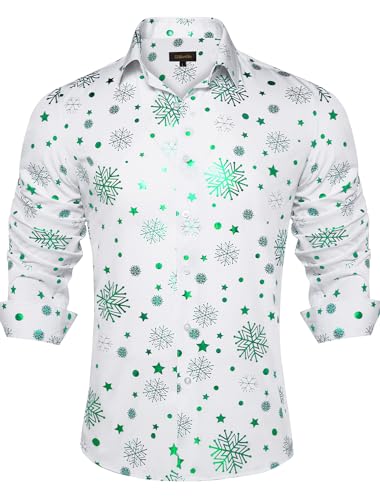 White and Green Snowflake
