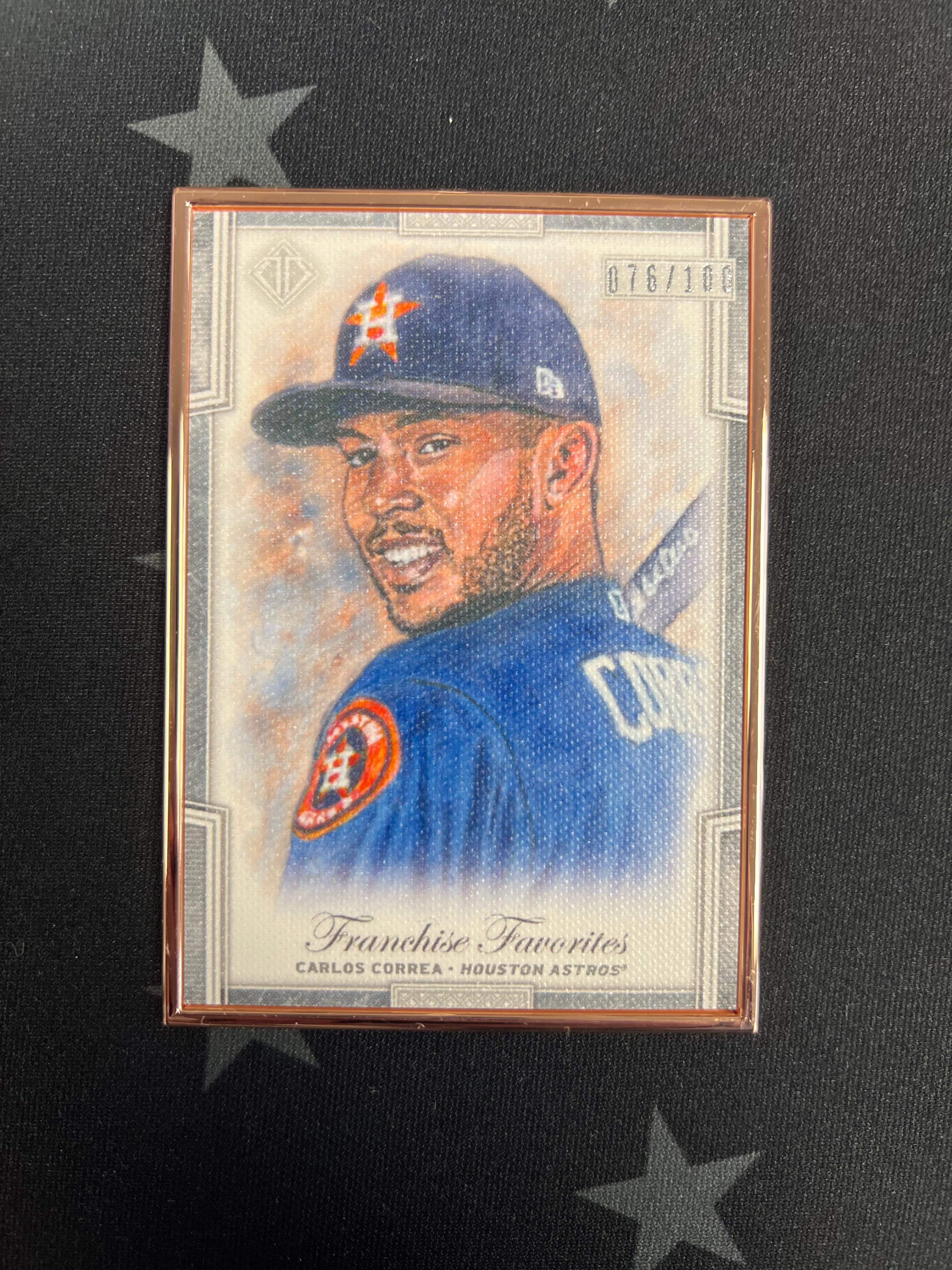 2019 Topps Transcendent Carlos Correa #FFR CC Franchise Favorites 76/100 - Rare Baseball Trading Card for Collectors & Fans - Perfect for Display, Investment & Sports Memorabilia Collections