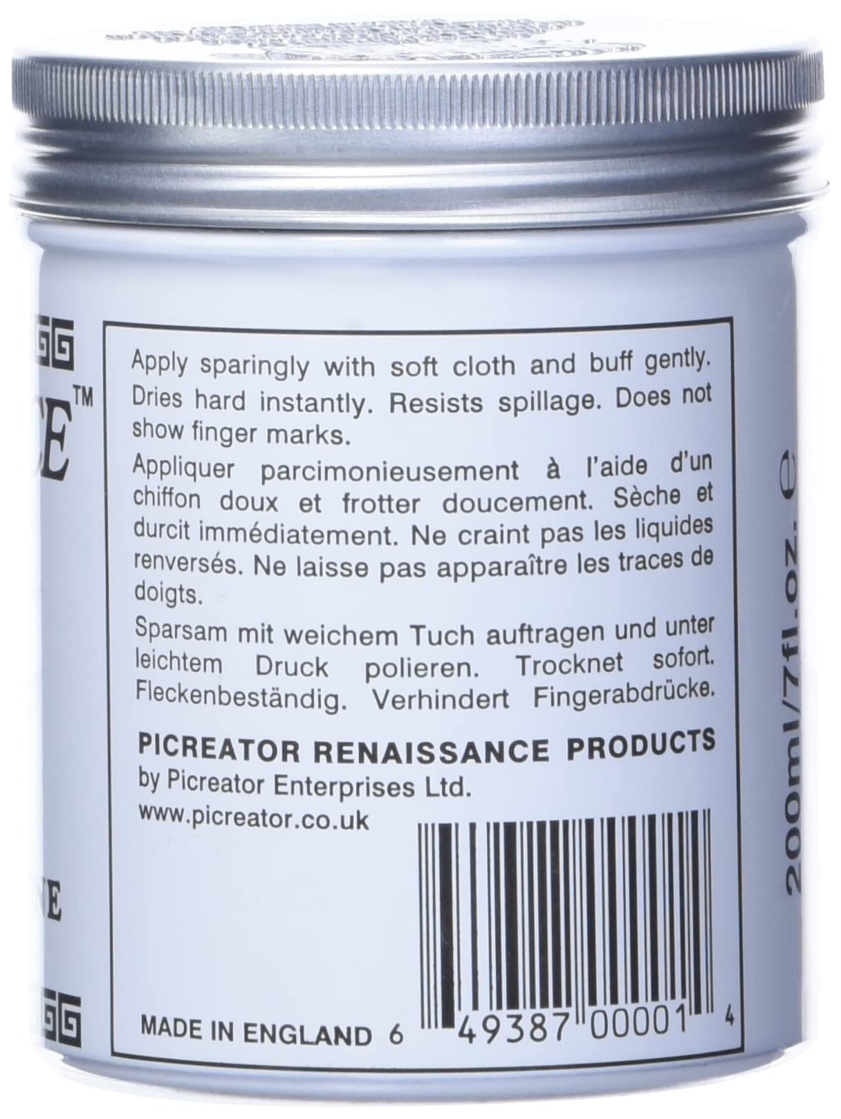 Renaissance Wax Polish – 200ml | Premium Wood & Leather Protector | Ideal for Antiques, Furniture & Musical Instruments