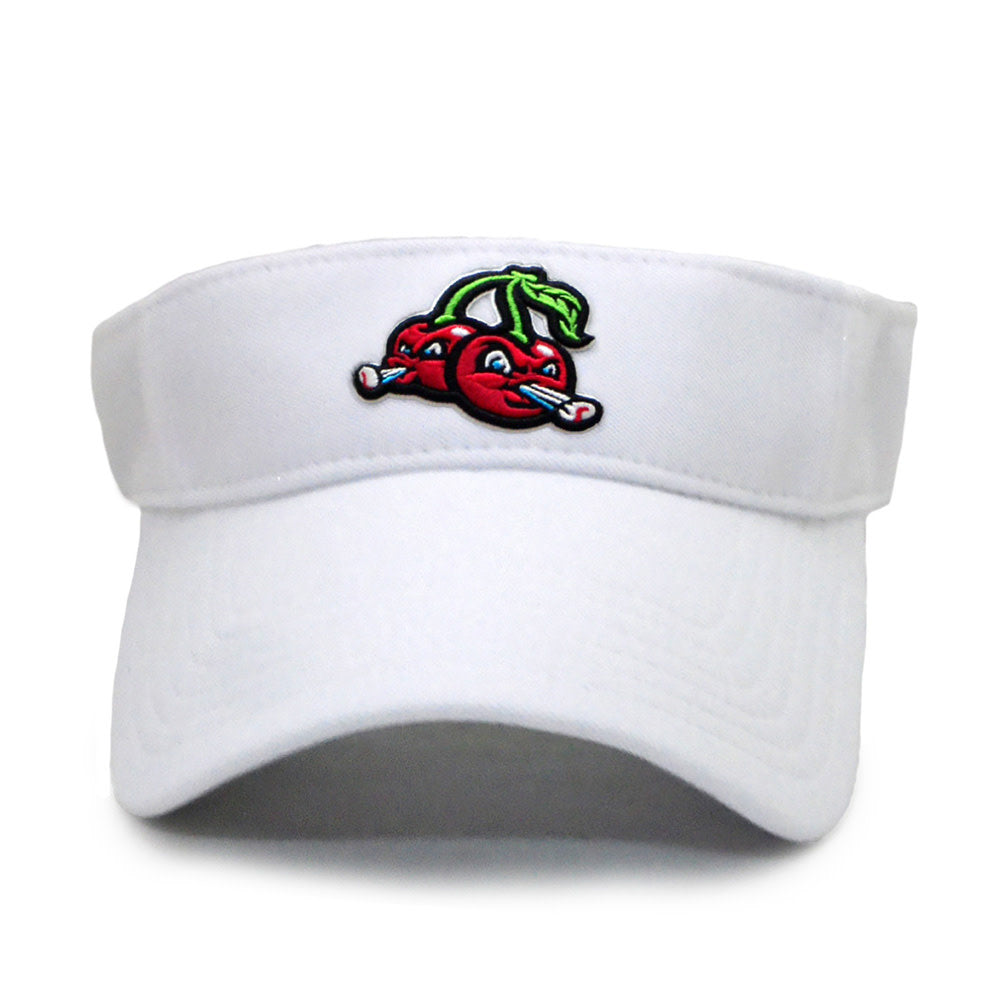 Women's White Sun Visor Hat - UV Protection & Adjustable Headband for Running, Golf, Tennis & Outdoor Activities
