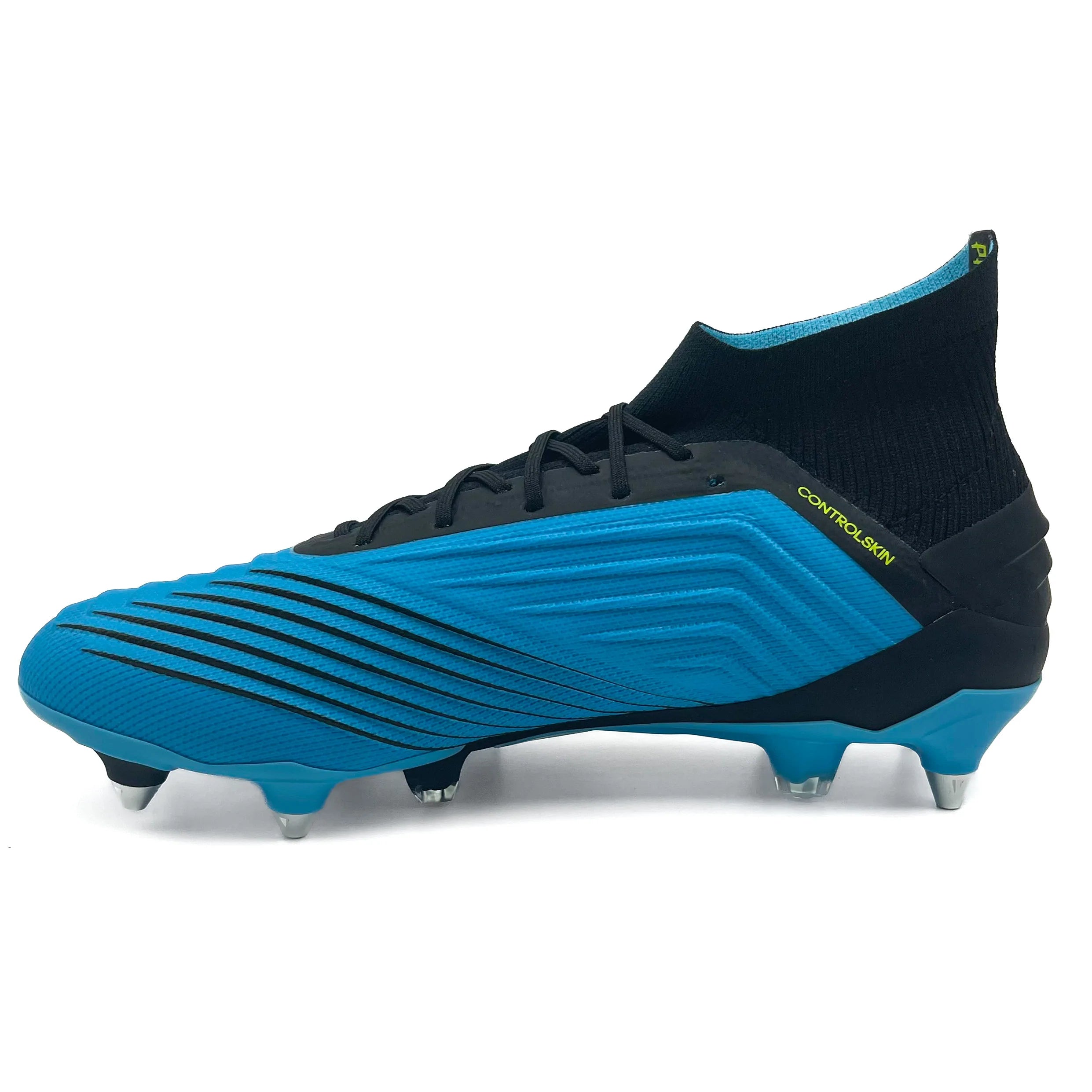 Adidas Predator 19.1 SG Firm Ground Soccer Cleats - Bright Cyan Football Boots for Men | Lightweight & Durable for Outdoor Matches & Training