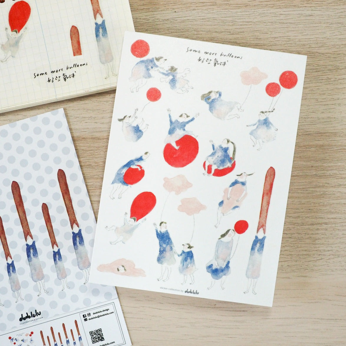 Dodolulu Planner Stickers - Colorful Balloon Stickers for Bullet Journals, Planners & Scrapbooks | Perfect for DIY Crafts, School Projects & Gift Wrapping