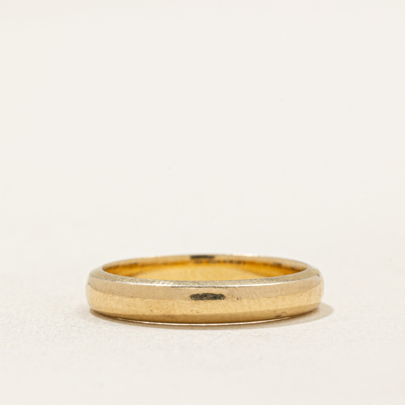 18K Yellow Gold Wedding Band Ring for Women - 3.30mm Width, Size 6 - Perfect for Engagement, Anniversary & Bridal Jewelry Gifts