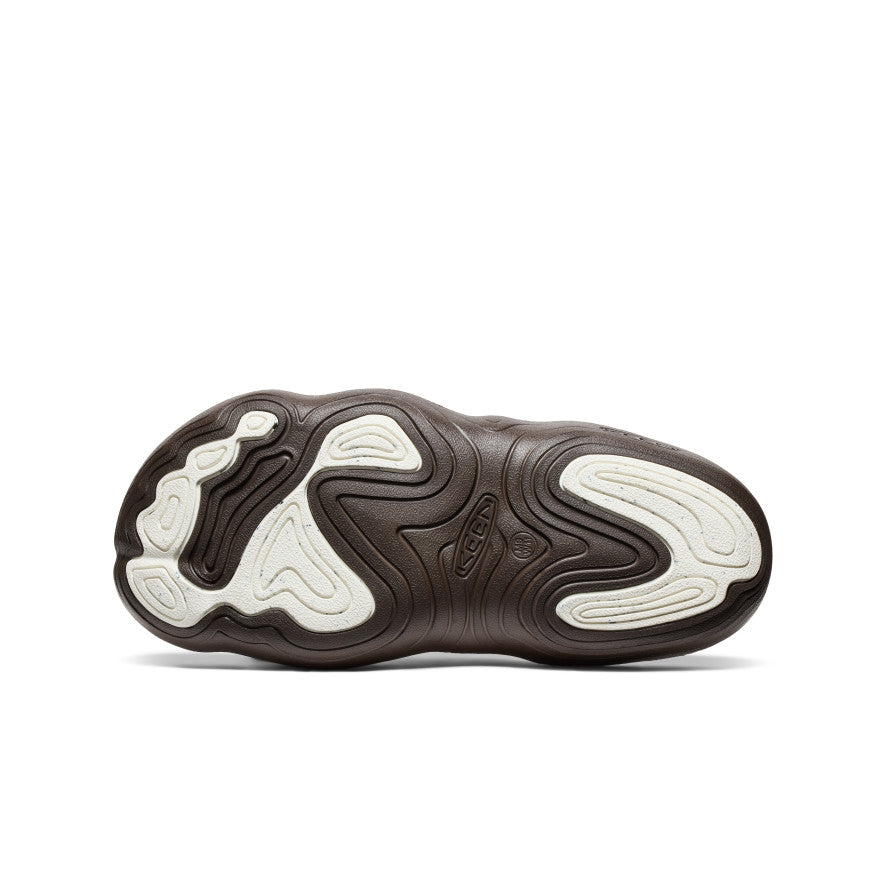 Unisex Yogeez Clogs by Pilgrim Surf + Supply - Chocolate Brown & Whisper White | Comfortable Slip-On Shoes for Beach, Pool & Casual Wear