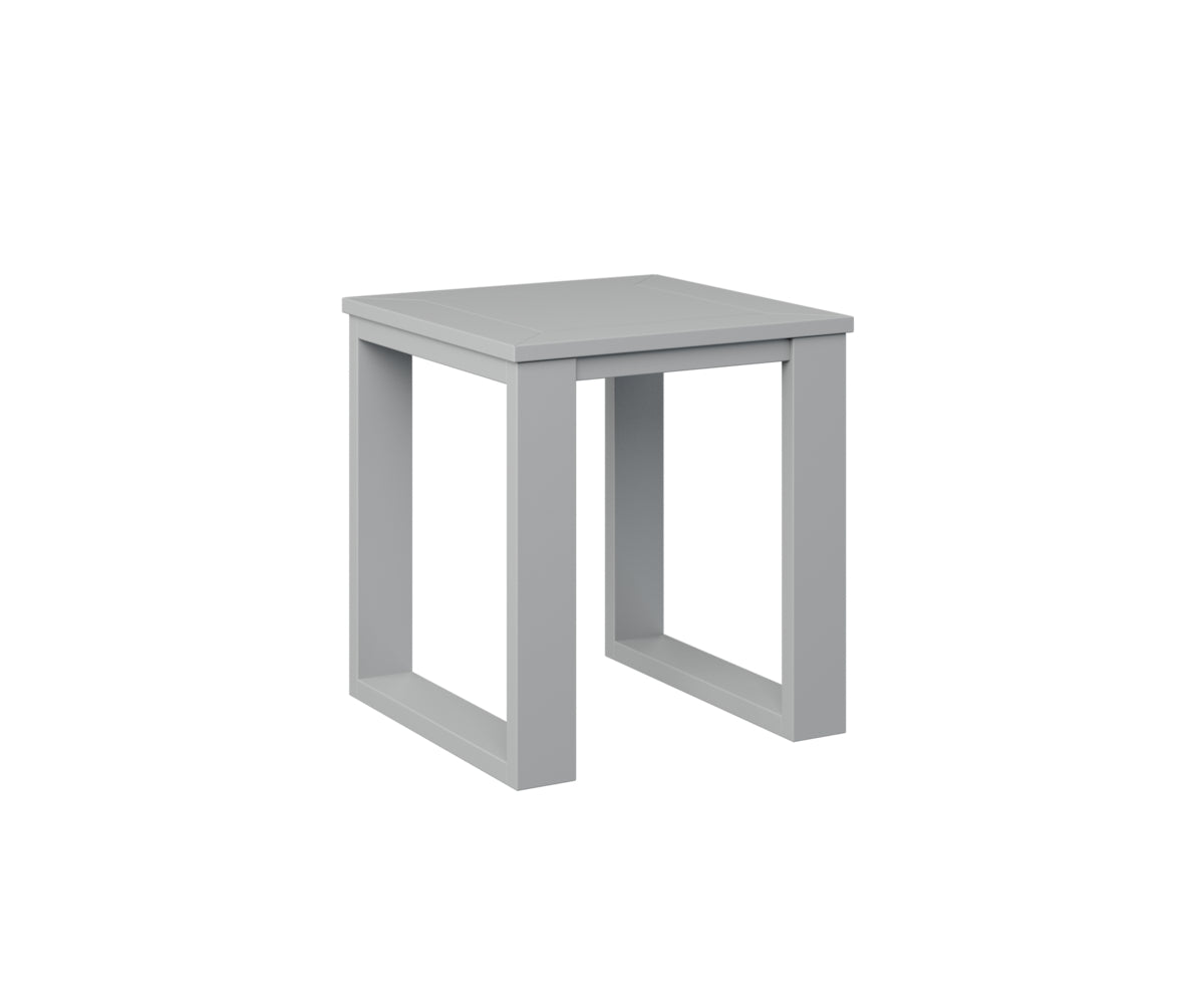 Berlin Gardens Nordic Square End Table - Modern Side Table for Living Room, Bedroom, or Patio - Perfect for Coffee, Books, and Decor