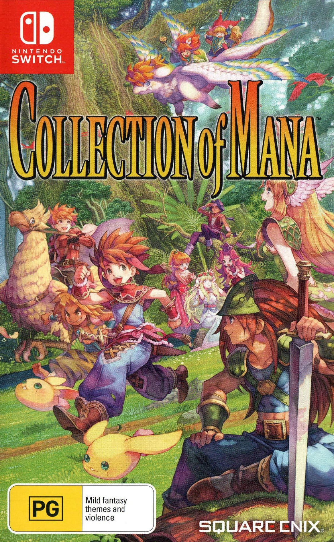 Collection of Mana for Nintendo Switch - Classic RPG Bundle with Secret of Mana, Final Fantasy Adventure & More | Perfect for Retro Gaming Fans & Multiplayer Adventures