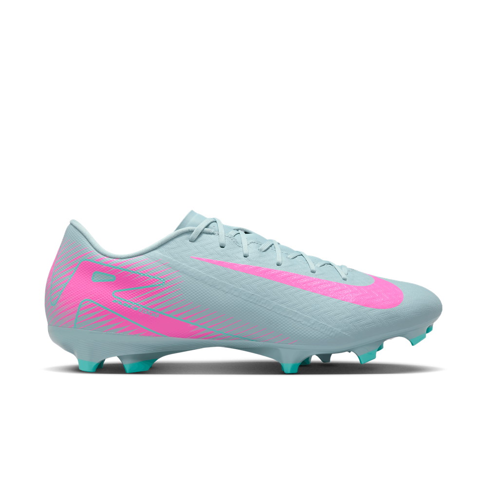 Nike Mercurial Vapor 16 Academy FG/MG Soccer Cleats for Men - Lightweight Football Shoes with Ocean Cube/Pink Blast Color - Perfect for Artificial Grass and Natural Turf Training & Matches