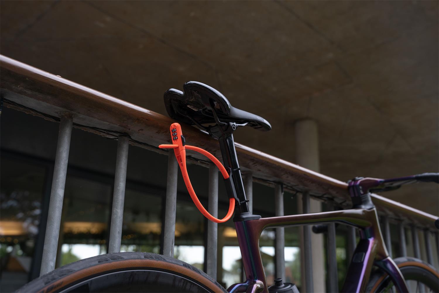Hiplok Z Lok Combo V2 Bike Lock with Frame Bracket - Secure Bicycle U-Lock for Outdoor Cycling, Commuting & Urban Safety