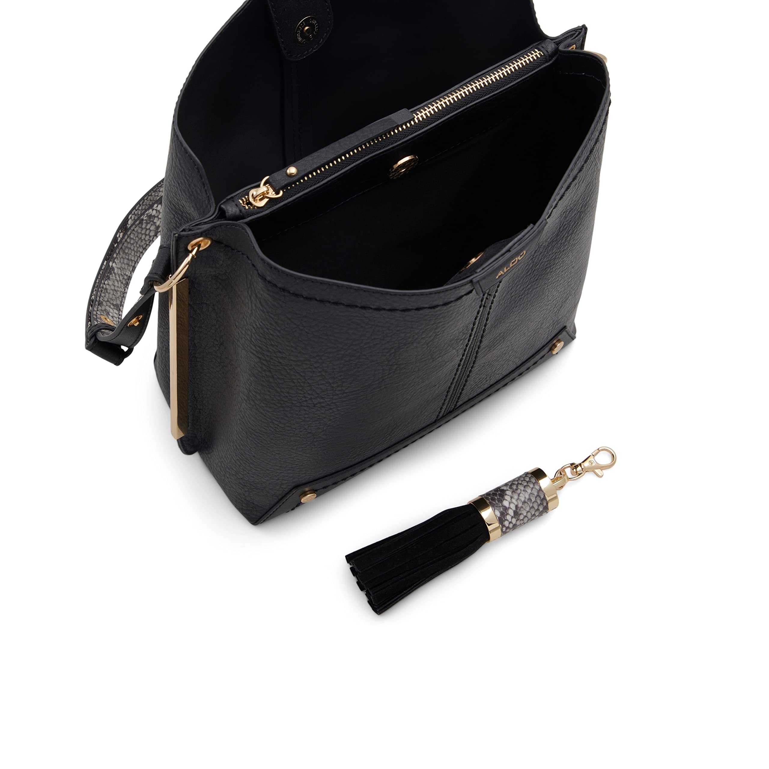 ALDO Women's Callia Leather Crossbody Handbag - Stylish Purse for Work, Travel & Everyday Use | Fashionable Shoulder Bag for Women