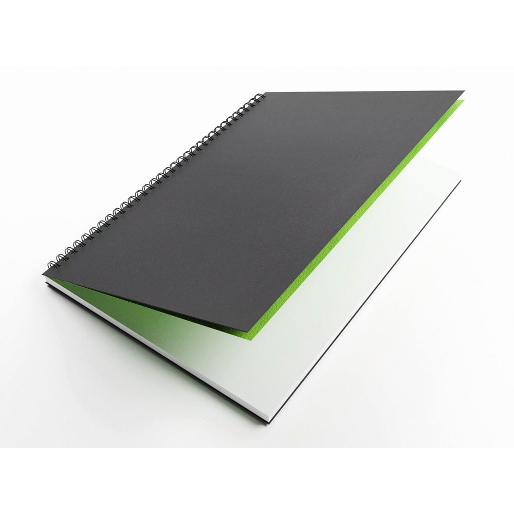 Artgecko Splashy Sketchbook A3 - 40 Pages (20 Sheets) 300gsm White Paper for Watercolor, Ink & Mixed Media - Perfect for Artists, Students & Sketching Enthusiasts