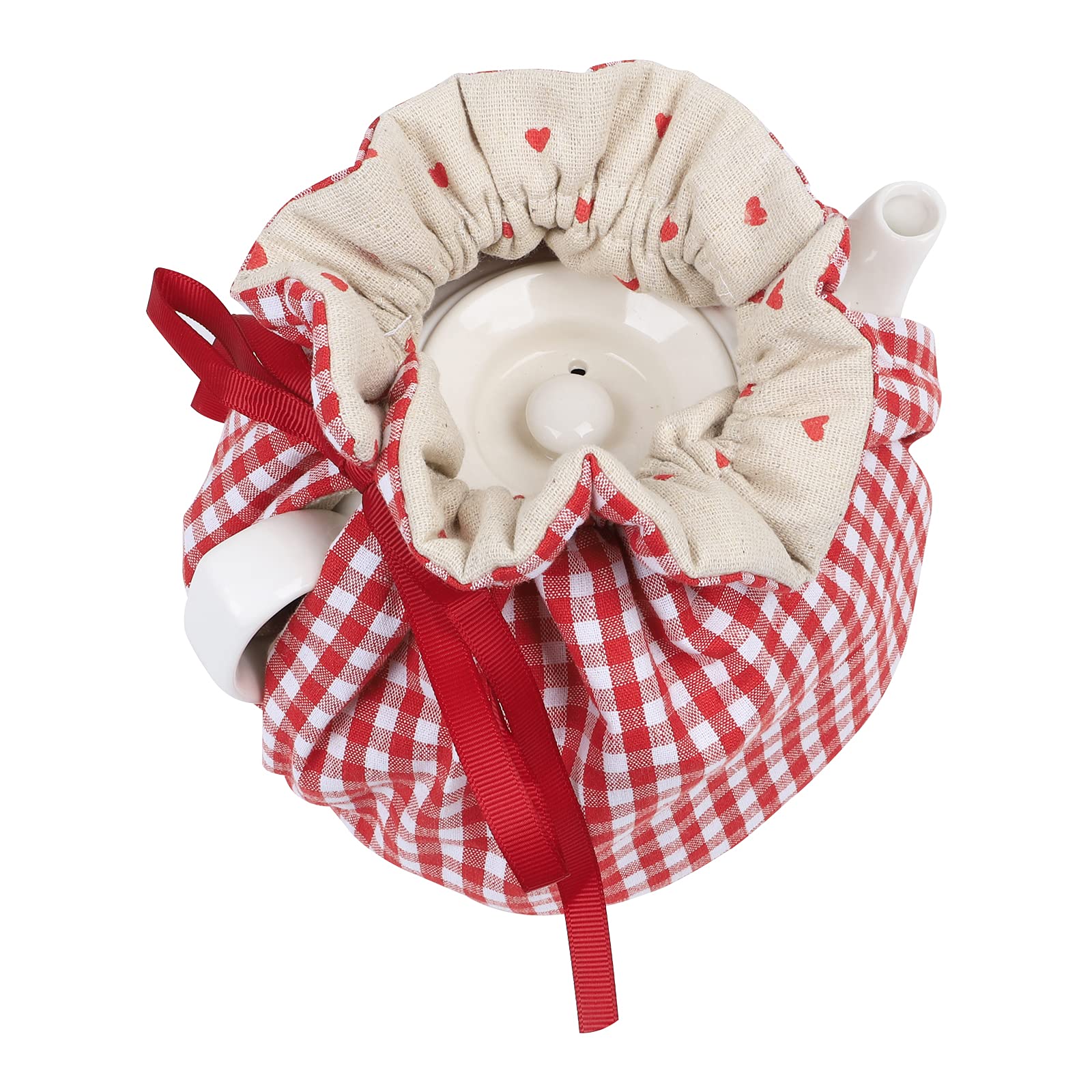 Creative Tea Cosy - Insulated Teapot Cover for Keeping Tea Warm | Kitchen & Breakfast Essential | Perfect for Home, Hotel, Restaurant & Tea Parties (Red)