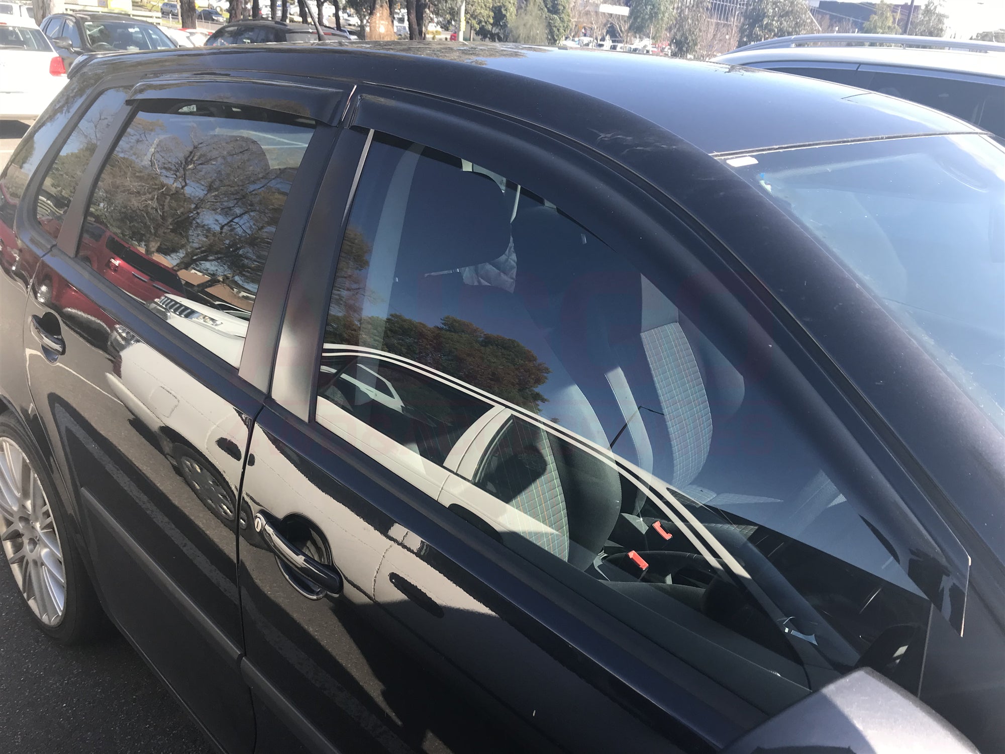 Volkswagen Polo 9N Series 5-Door Hatchback Weather Shields (2002-2010) | Car Window Rain Guards for All-Weather Protection & Style Enhancement | Perfect for Rainy Days & Road Trips