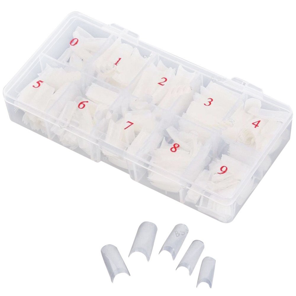 Professional Portable Electric Nail Drill Kit - 500pcs Nail Tips Included | Compact Efile for Acrylic & Gel Nails | Manicure Pedicure Polishing & Shaping Tools | Perfect for Home Salon & DIY Nail Care