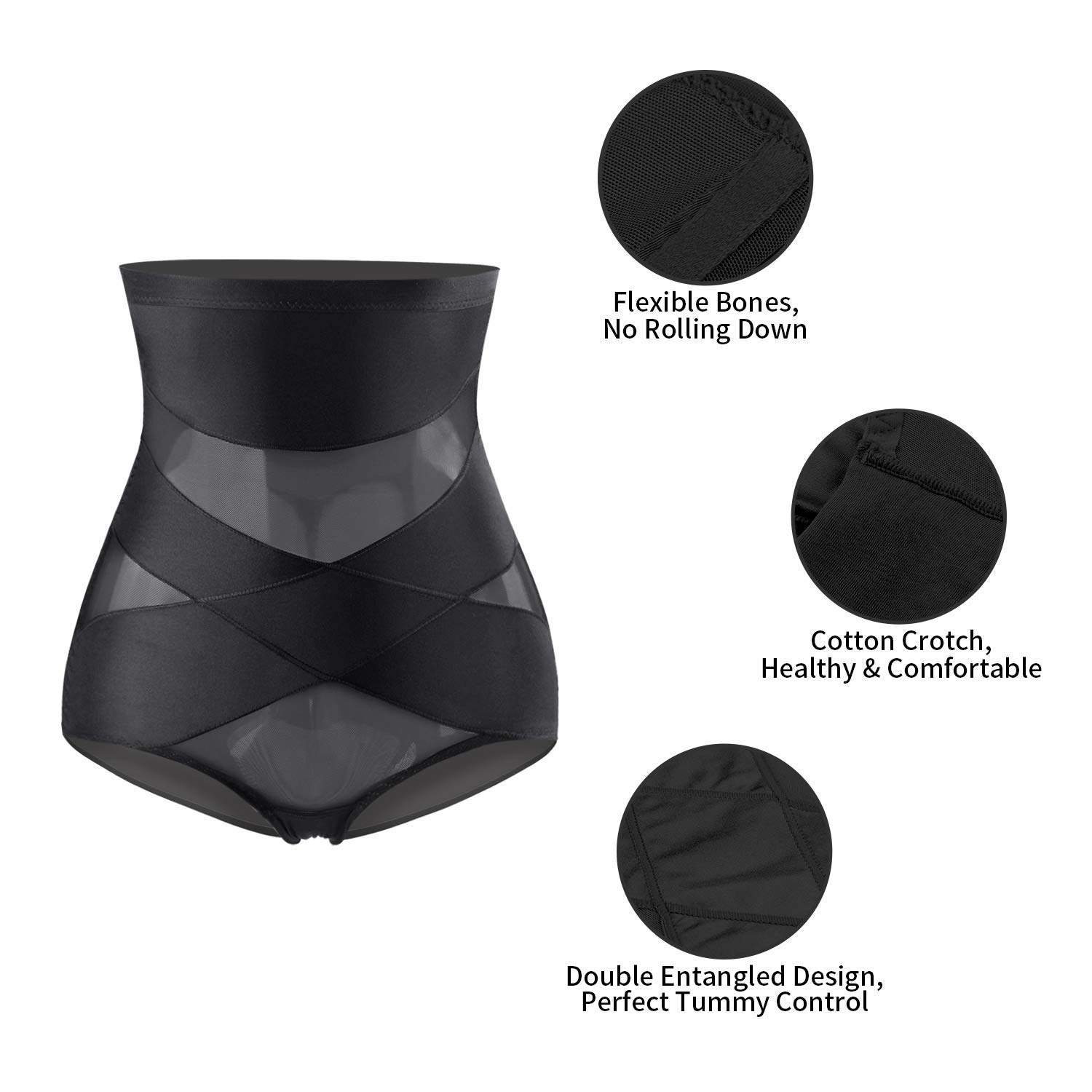 MOVWIN Women's Tummy Control Shapewear - High Waist Body Shaper for Slimming & Postpartum Recovery | Perfect for Daily Wear, Workouts & Special Occasions