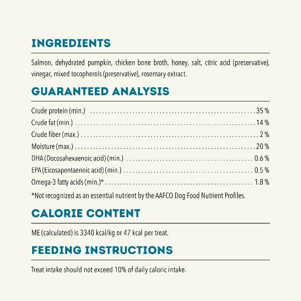 ACANA Chewy Strips Dog Treats - Skin, Coat & Digestive Support Fish Recipe - Healthy Natural Dog Snacks for Training & Rewards