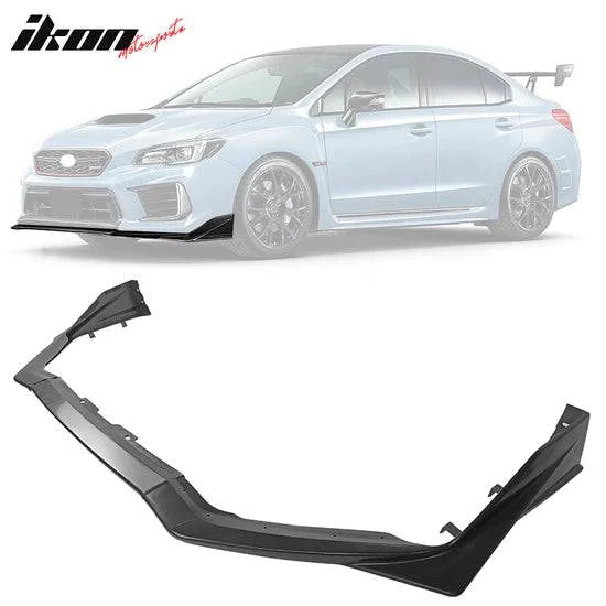 2015-2017 Subaru WRX STI S208 3-Piece Front Bumper Lip Spoiler - Unpainted PP Material | Aggressive Style Upgrade for Street Racing & Car Shows